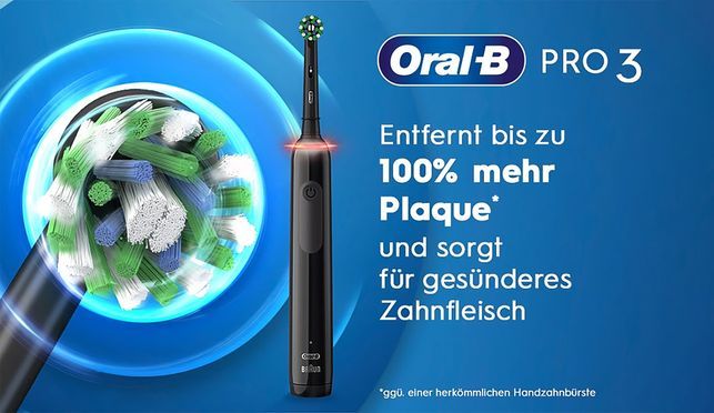 Entdecke die Oral-B PRO 3 Elektrische Zahnbürste