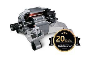 20 Jahre Garantie auf den Digital Inverter Motor*