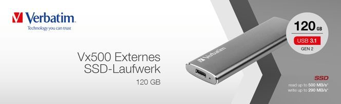 47441 | Vx500 Externes SSD-Laufwerk | 120 GB