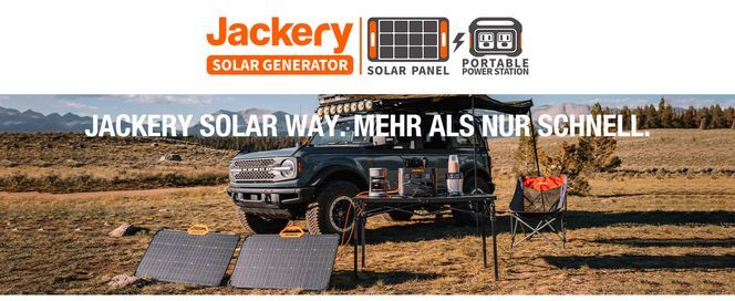 Jackery Solargenerator 240, Tragbare Powerstation mit 80W Solarpanel
