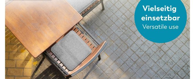Rubberneck Premium Sitzkissen aus Filz - Fusion von Stil und Komfort für Ihr Zuhause!